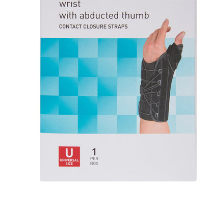 WRIST SPLINT, W/ABDUCTED THUMBLT UNIVERSAL 10"