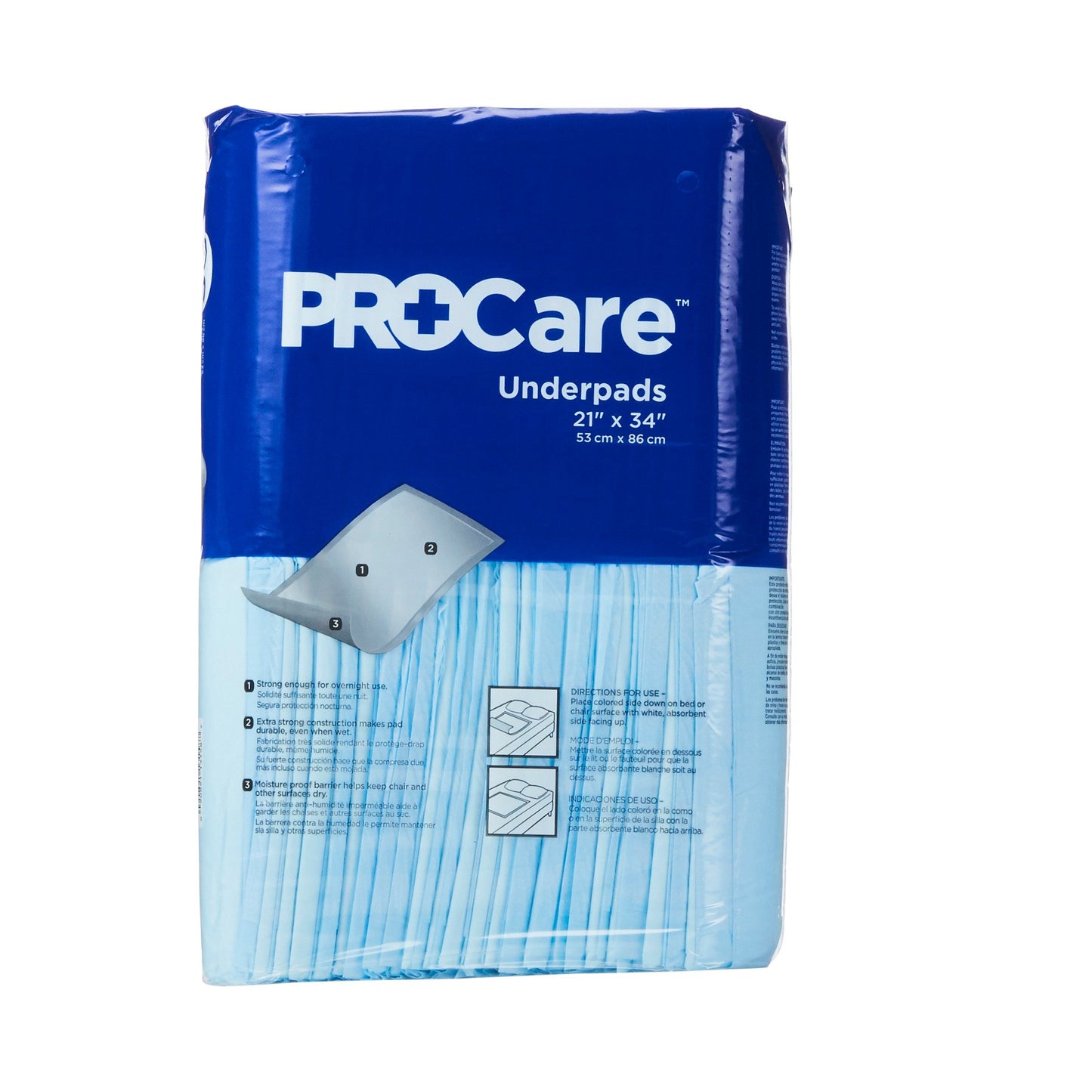 UNDERPAD, INCONT PROCARE DISP21"X34"