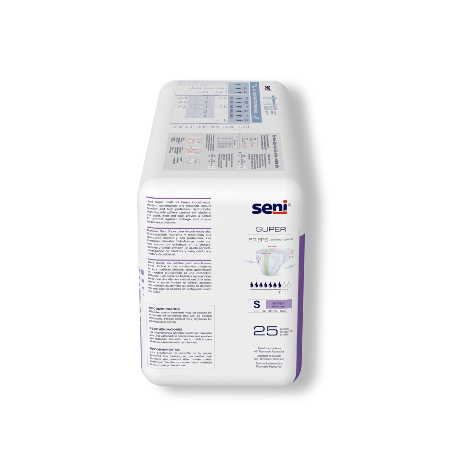 BRIEF, INCONT SENI SUPER SM 22"-31"
