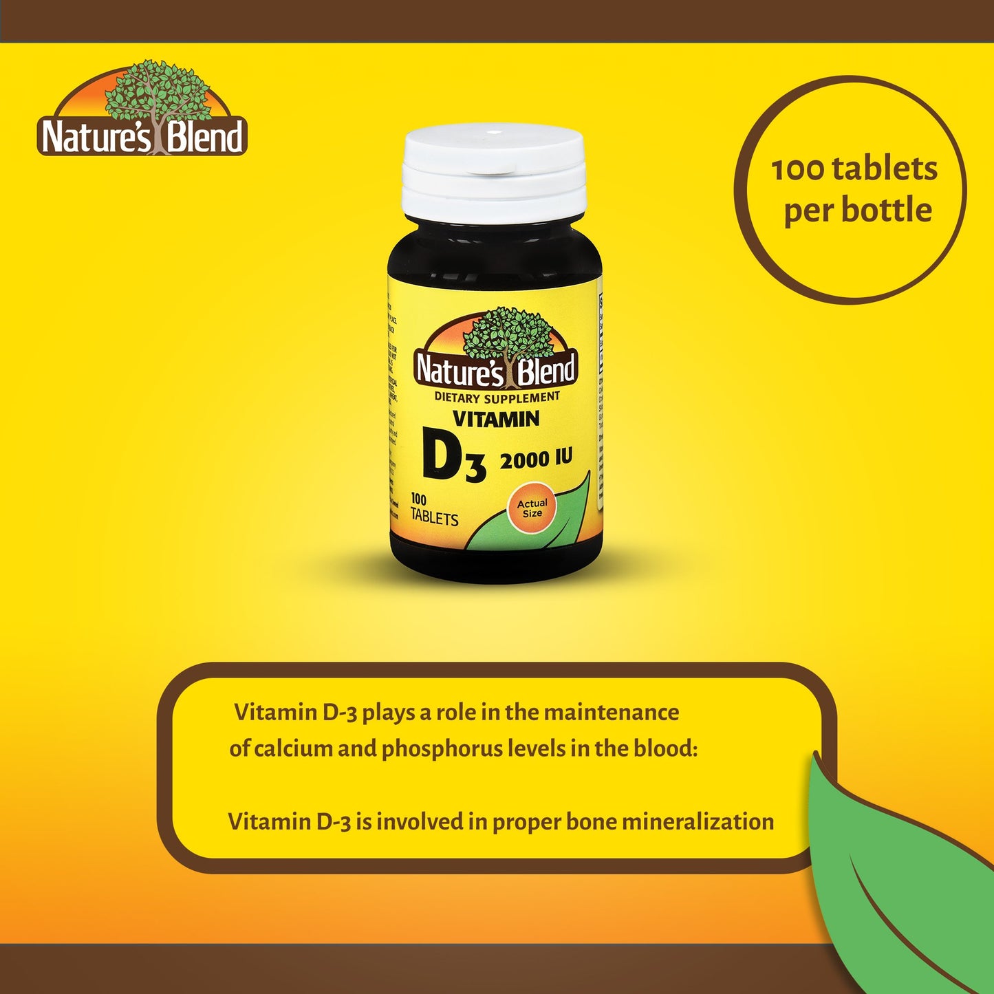 VITAMIN D, TAB 2000IU