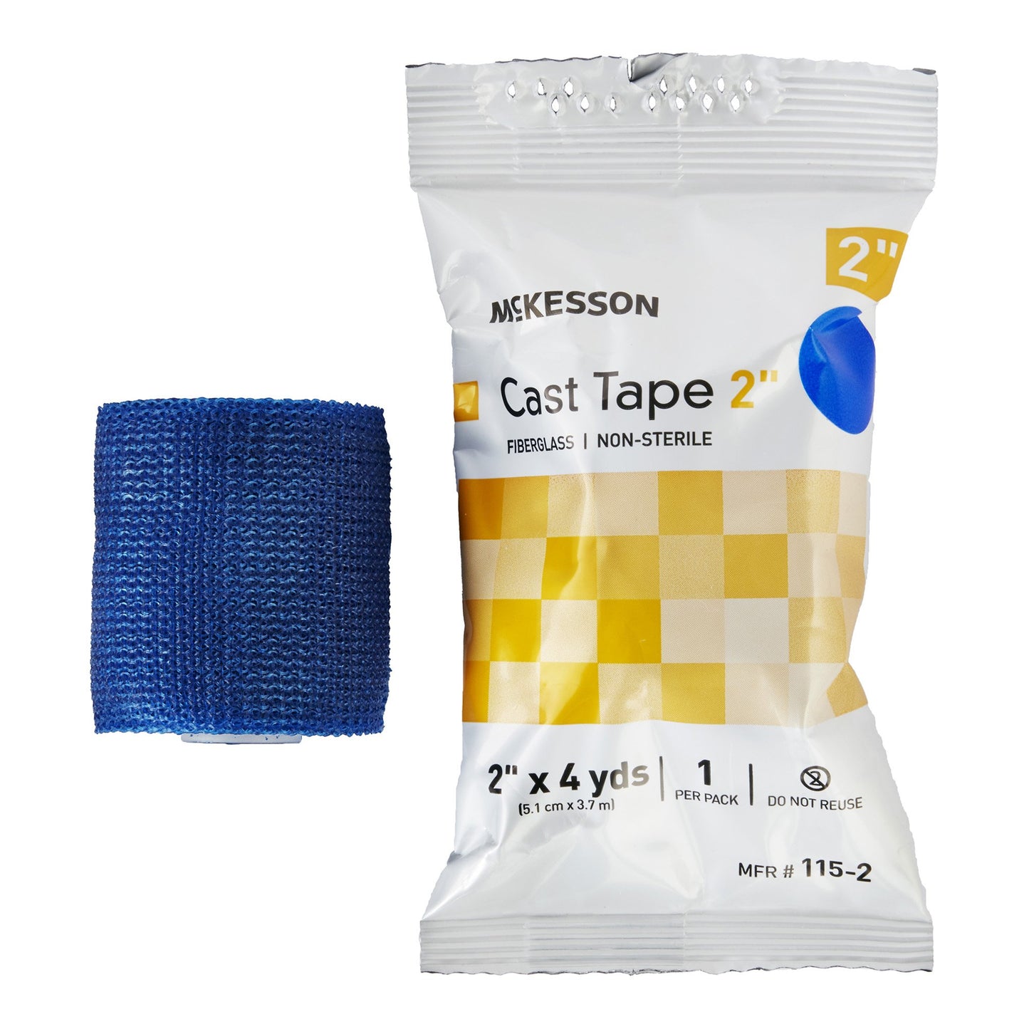 TAPE, CAST BLU LF 2"X4YDS