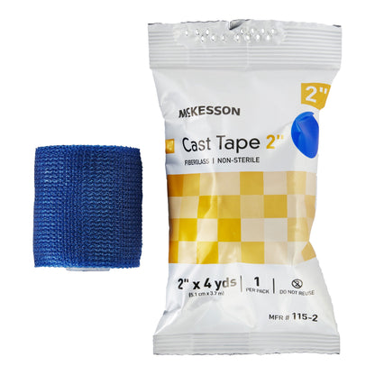 TAPE, CAST BLU LF 2"X4YDS