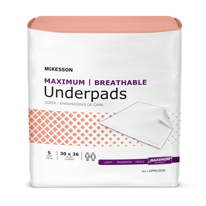 UNDERPAD, MAX ABSRB 30"X36"