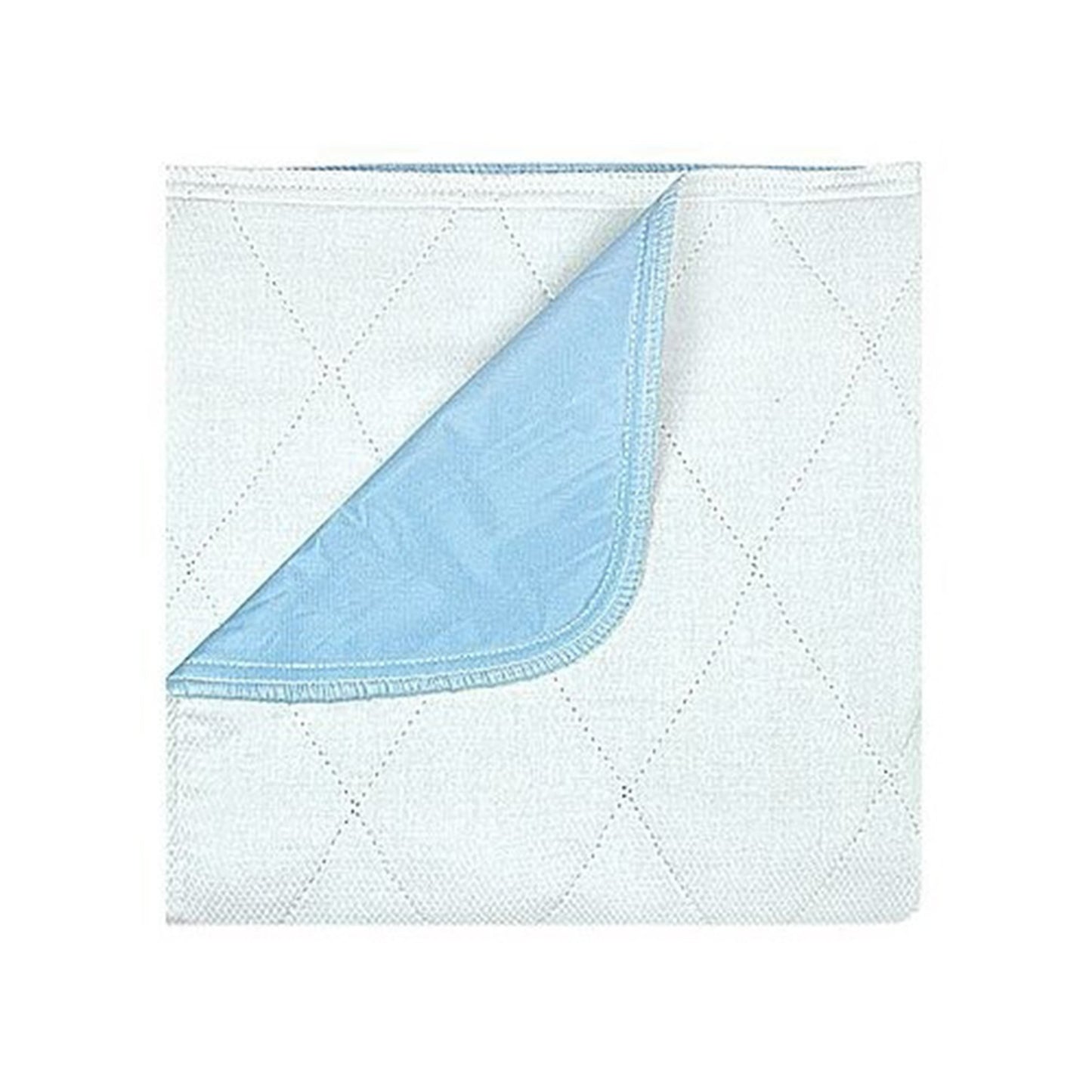 UNDERPAD, INCONT RUSBL POLY VNYL BLU 18"X24"