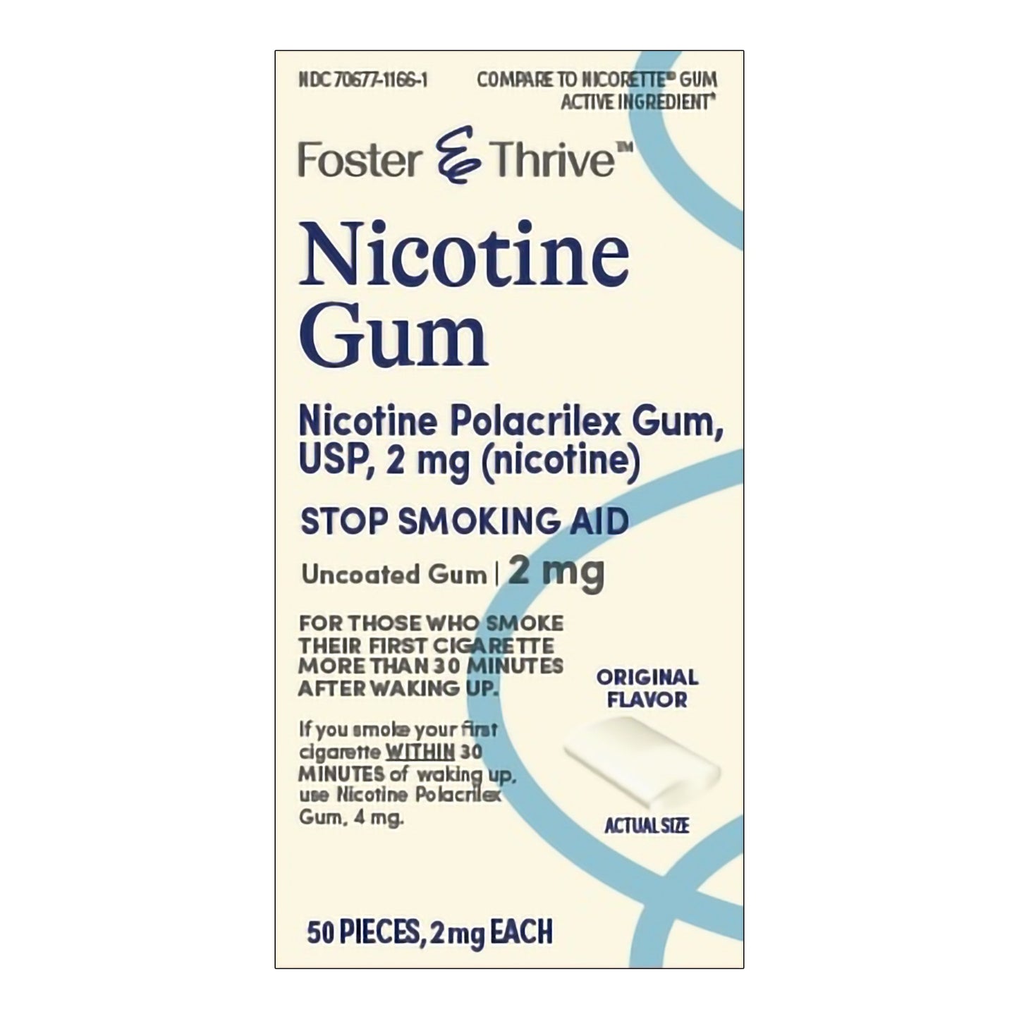 NICOTINE, GUM FT SM 2MG
