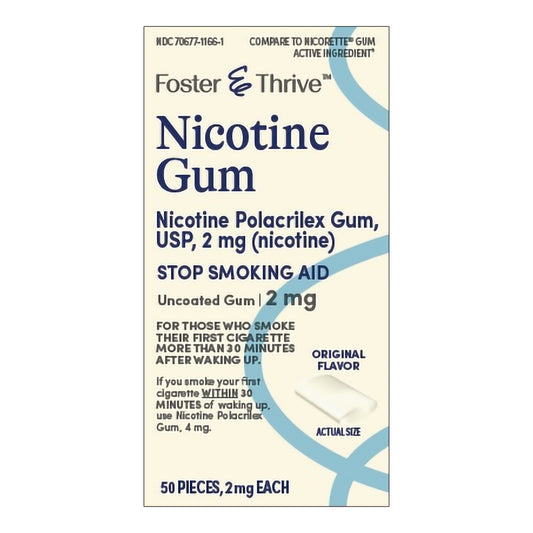 NICOTINE, GUM FT SM 2MG