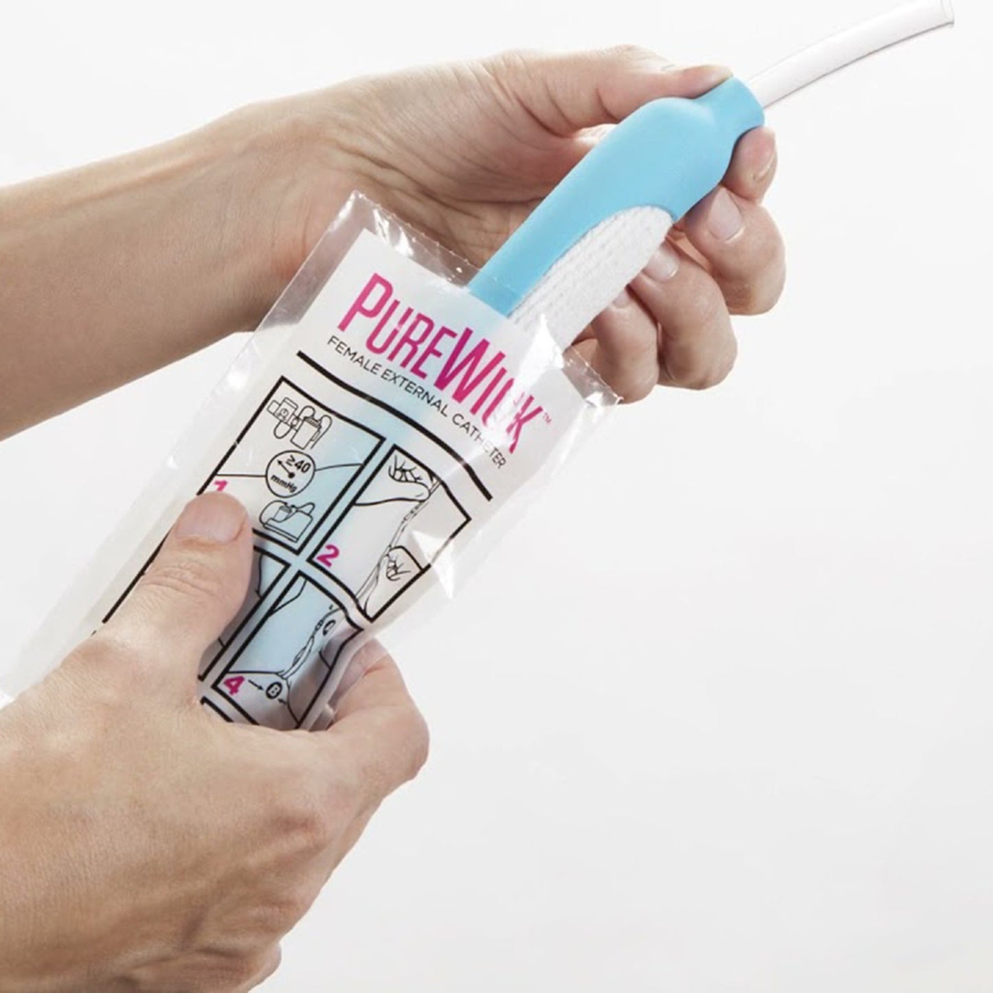 CATHETER, EXTERNAL PUREWICK FML W/PERI WIPE