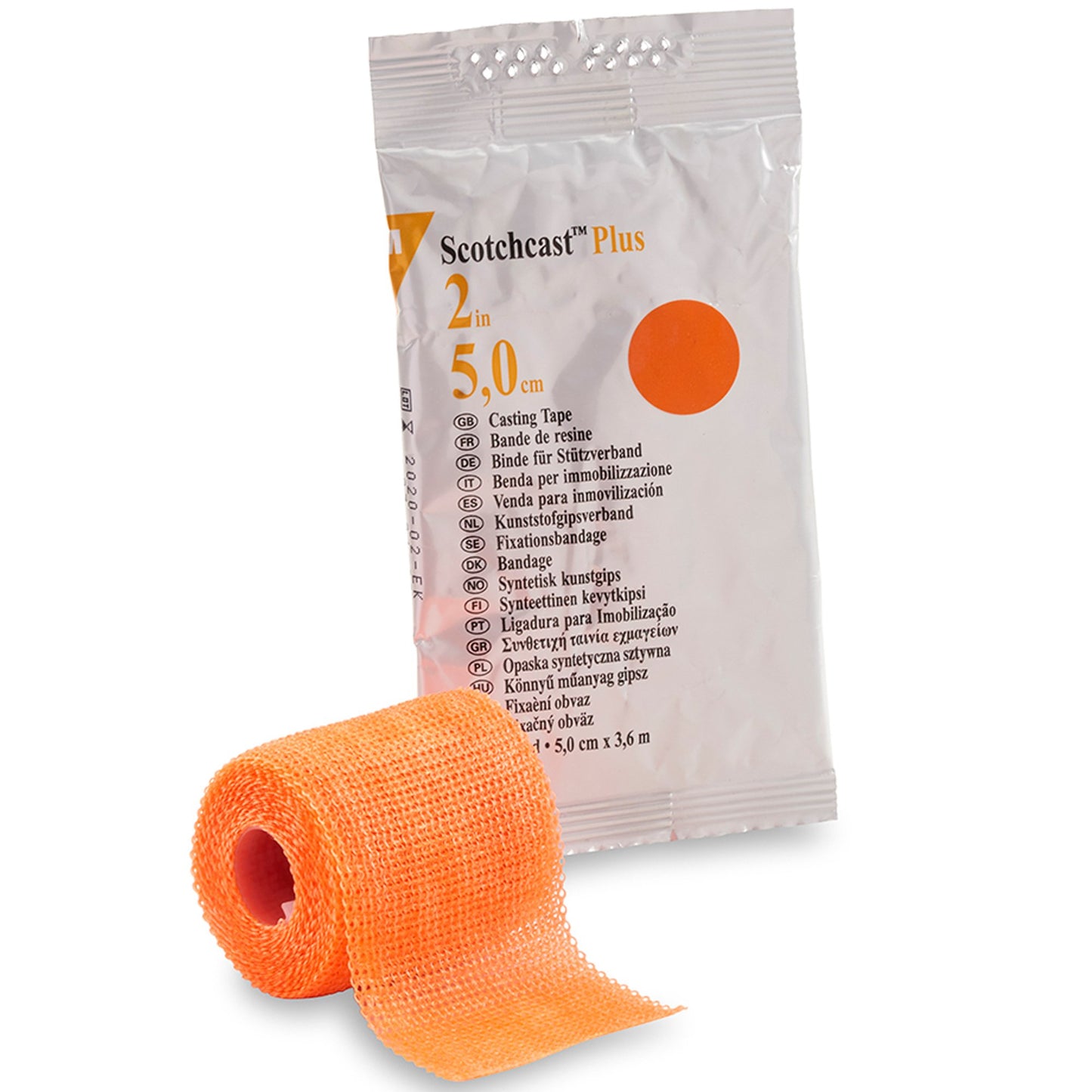 TAPE, CAST SCOTCHCAST 2"X4YDSBRT ORG