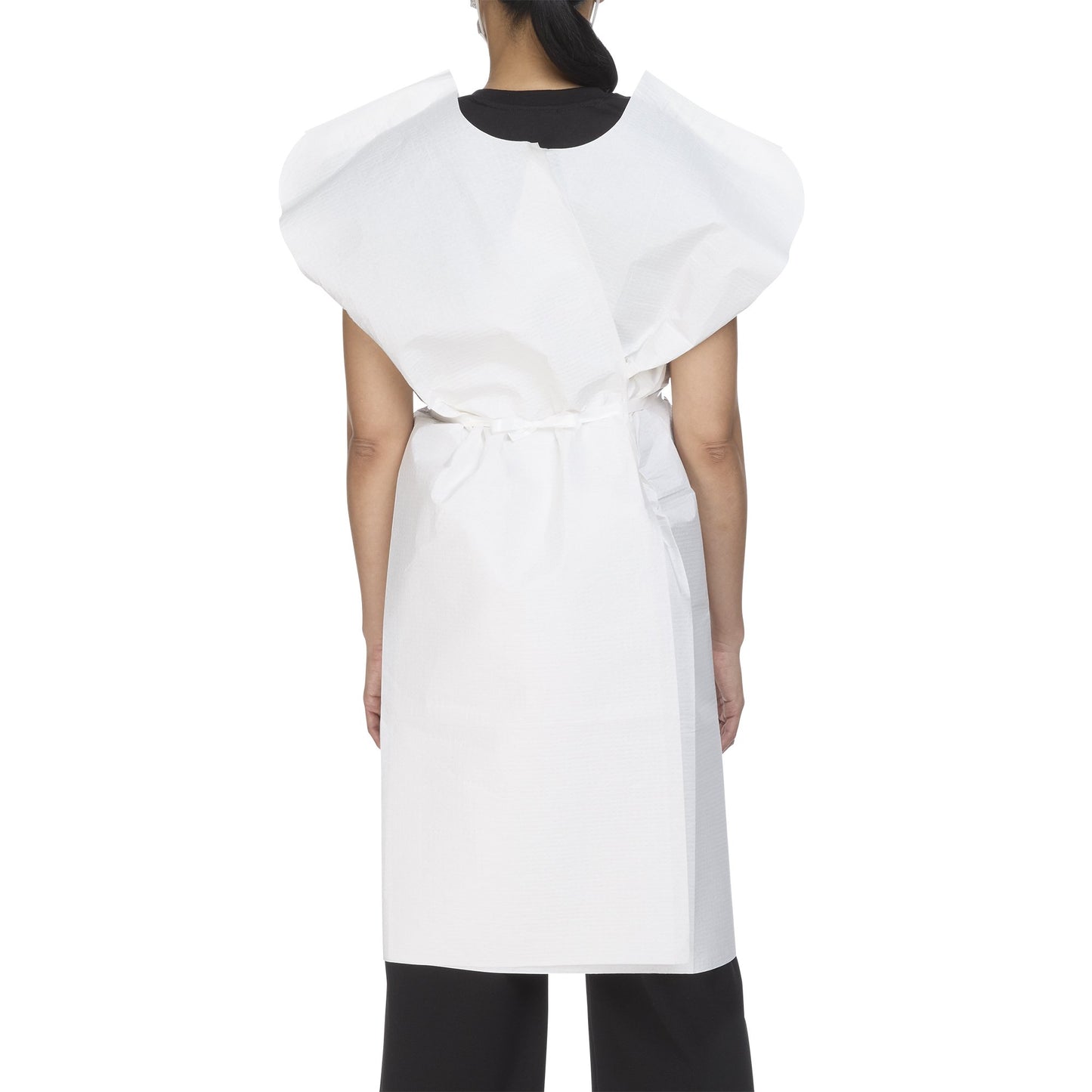 GOWN, EXAM T/P/T WHT 30X42