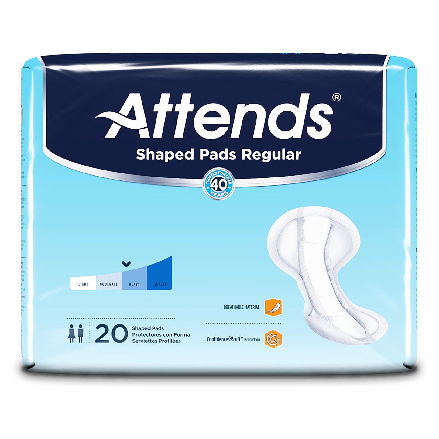 PAD, ATTENDS REGULAR SHAPED