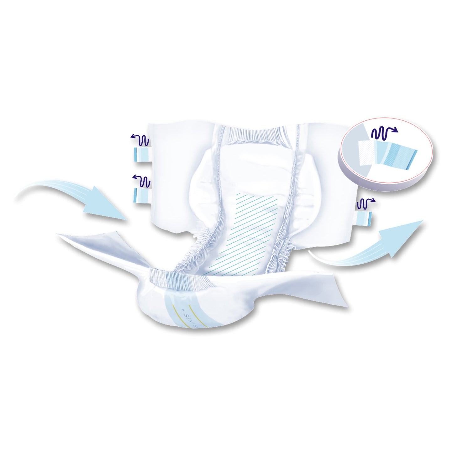 BRIEF, INCONT SENI SUPER LG 45"-59"