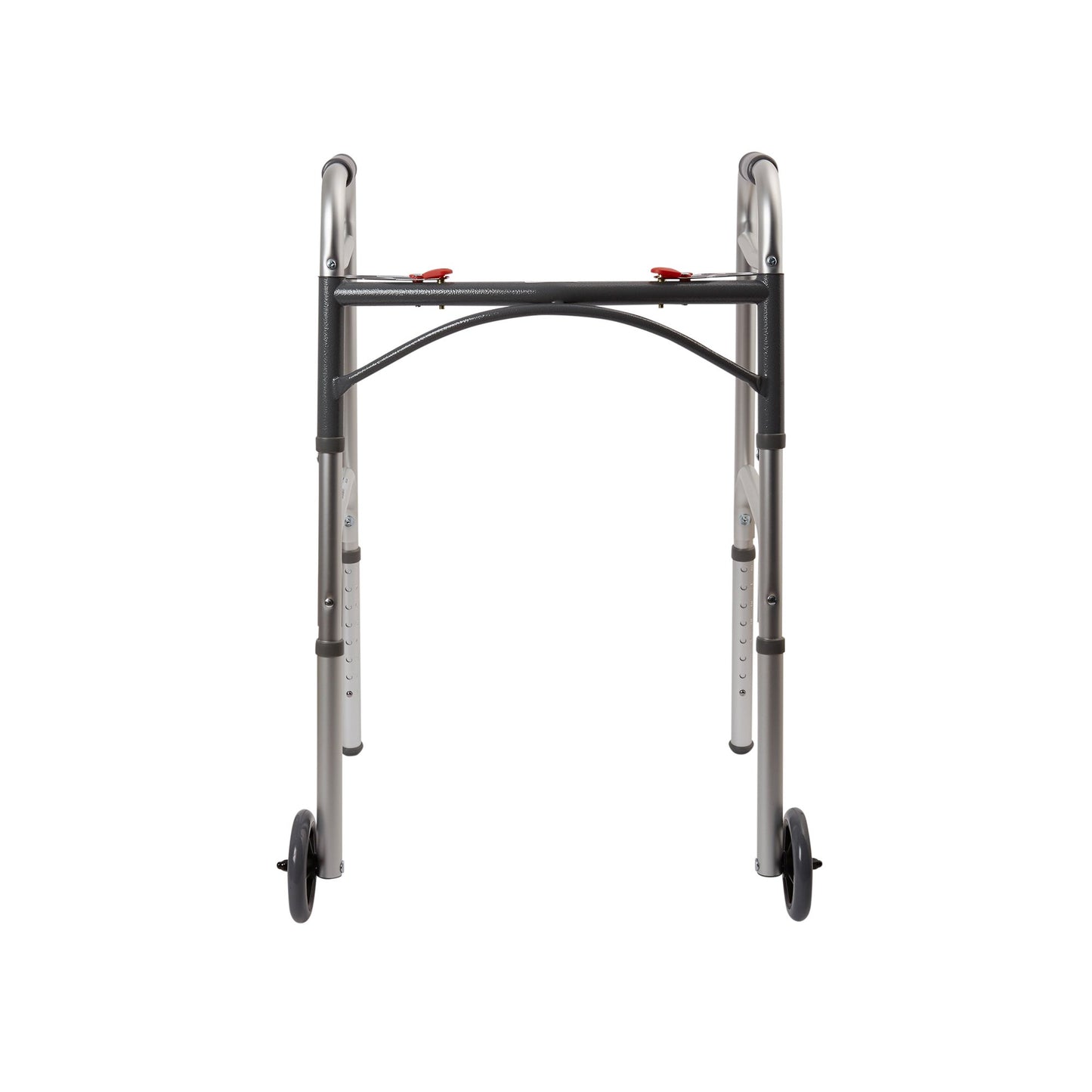 WALKER, FLD ALUM W/5" WHLS ADLT 350LBS