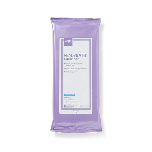 WASHCLOTH, READY BATH UNSCNTD8"X8"