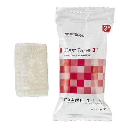 TAPE, CAST WHT LF 3"X4YDS