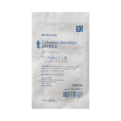 BANDAGE, COHESIVE STR LF TAN 3"