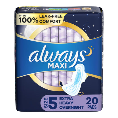 PAD, ALWAYS MAXI XHVY OVERNIGHT+WINGS