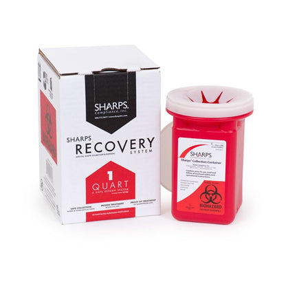 CONTAINER, SHARPS MAILBACK 1QT