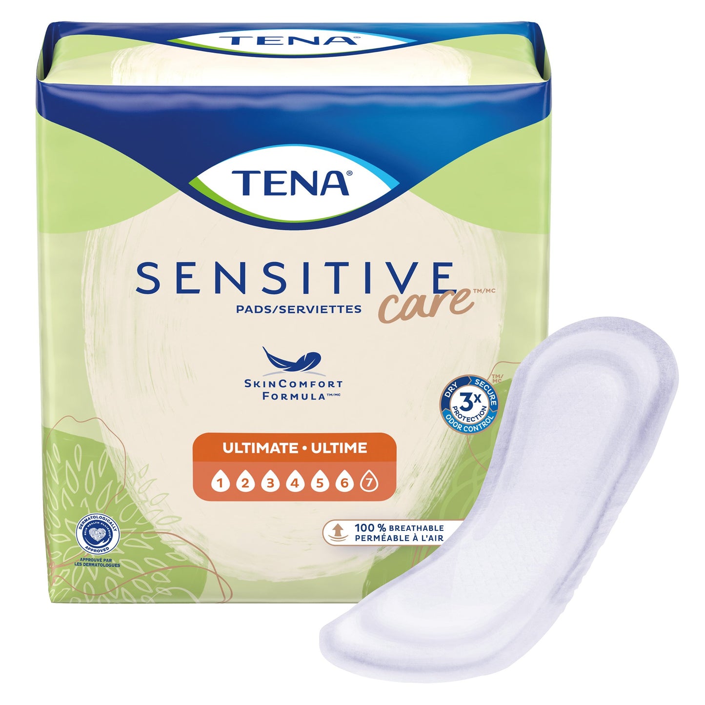 PAD, INCONT TENA SENSATIVE CARE ULTIMATE