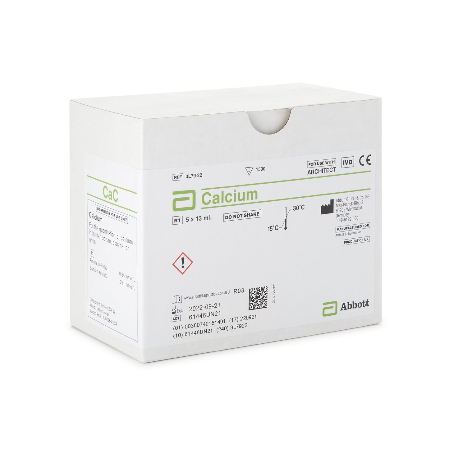REAGENT, AEROSET CALCIUM