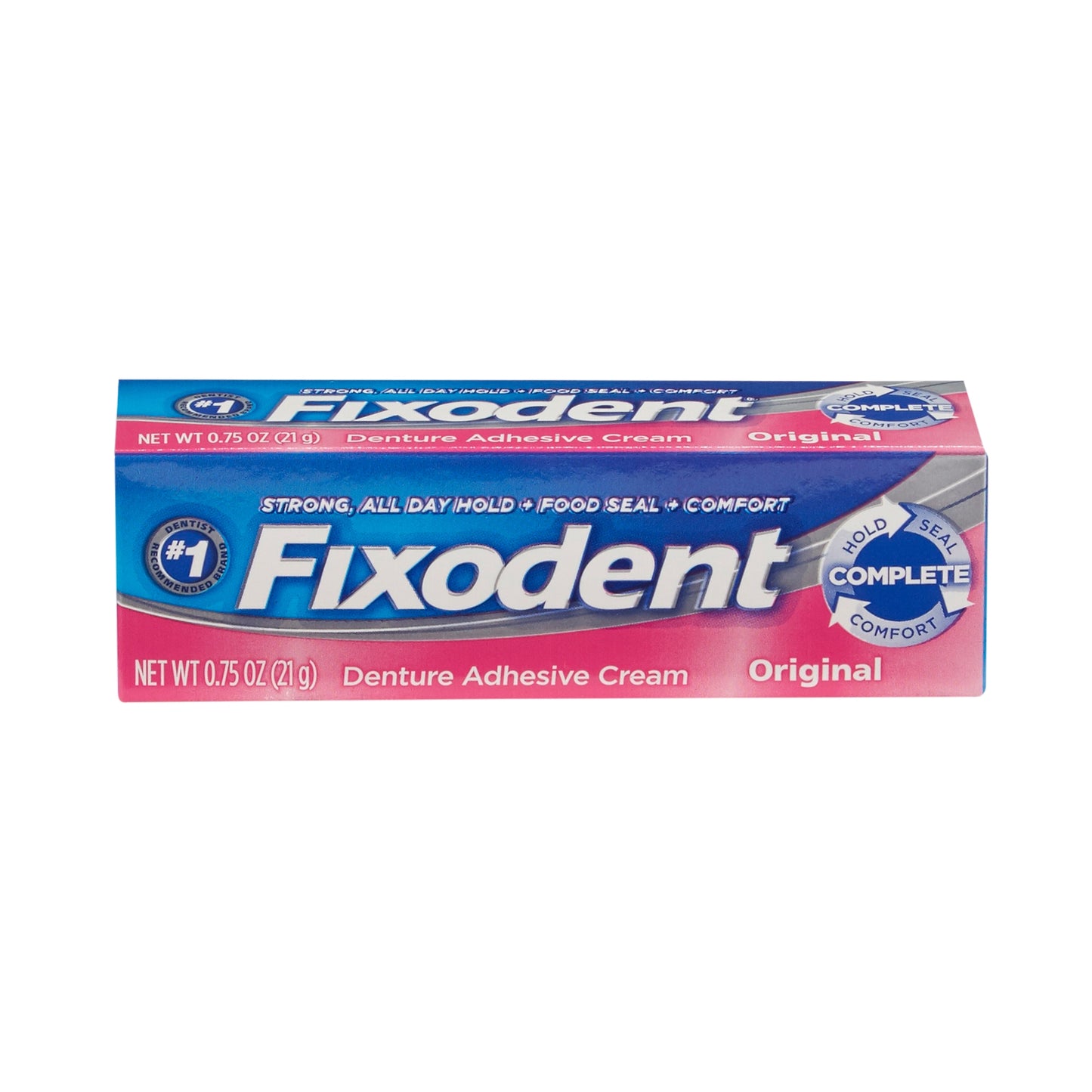 ADHESIVE, DENTURE FIXODENT ORIG CLEAN .75OZ