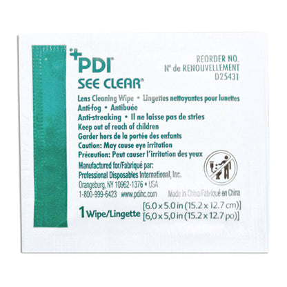 WIPE, EYEGLASS LENS CLEANER