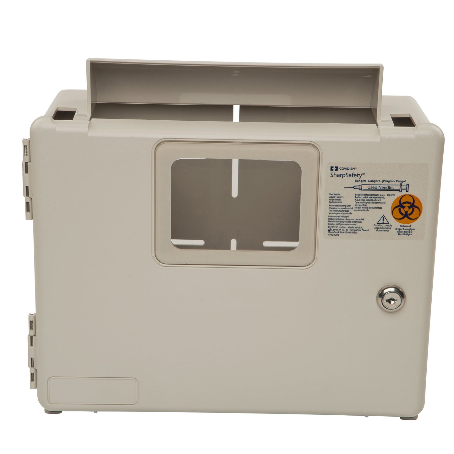 ENCLOSURE, SHARPS WALL 5QT