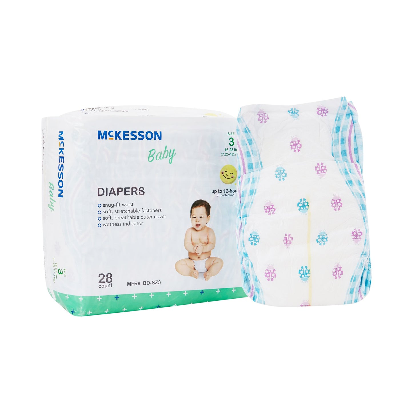 DIAPER, BABY SZ3 16-28 LBS
