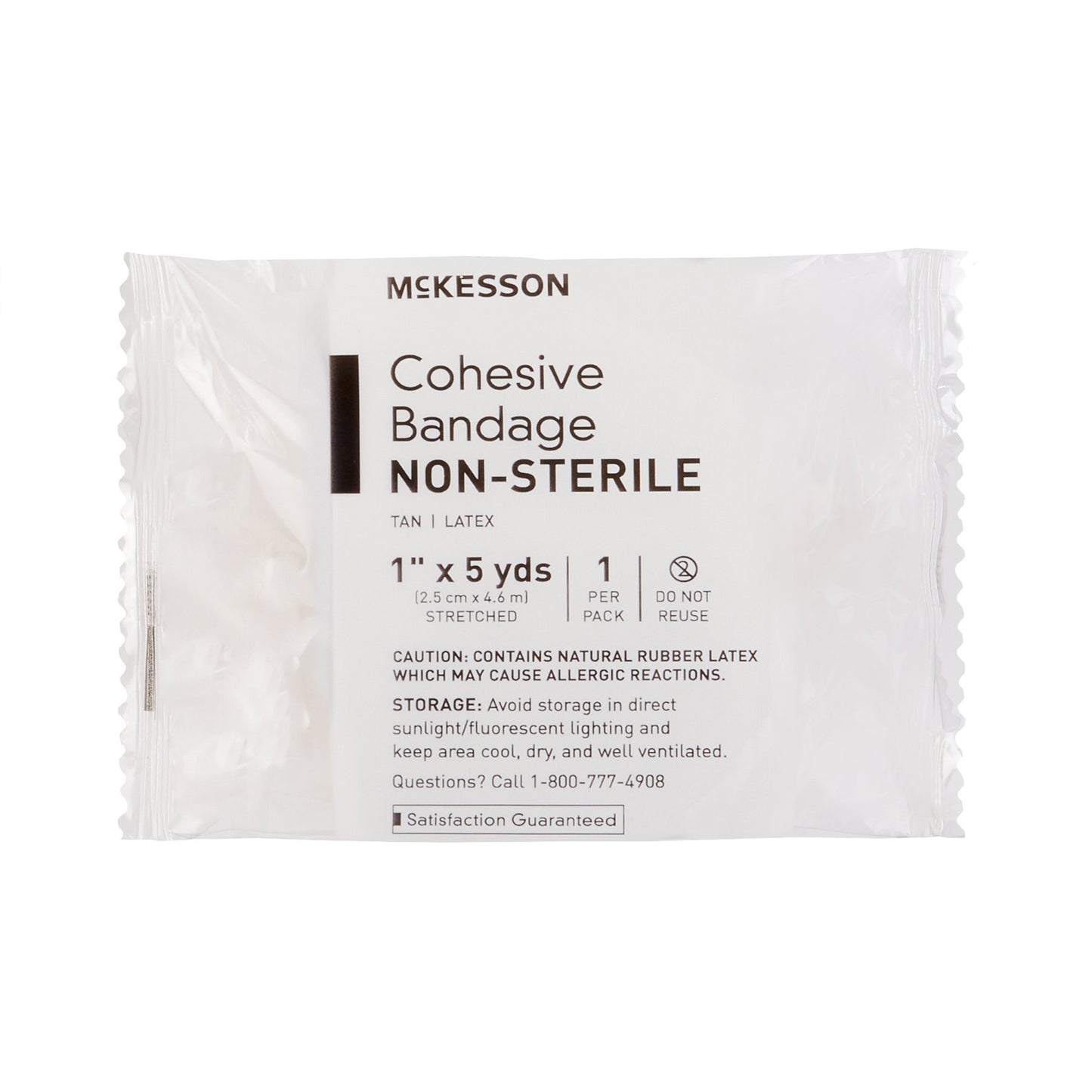 BANDAGE, COHESIVE N/S TAN 1"