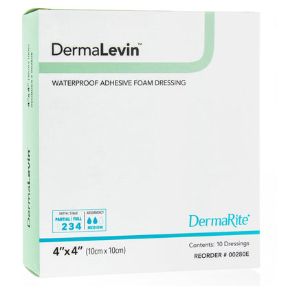 DRESSING, WND DERMALEVIN 4X4