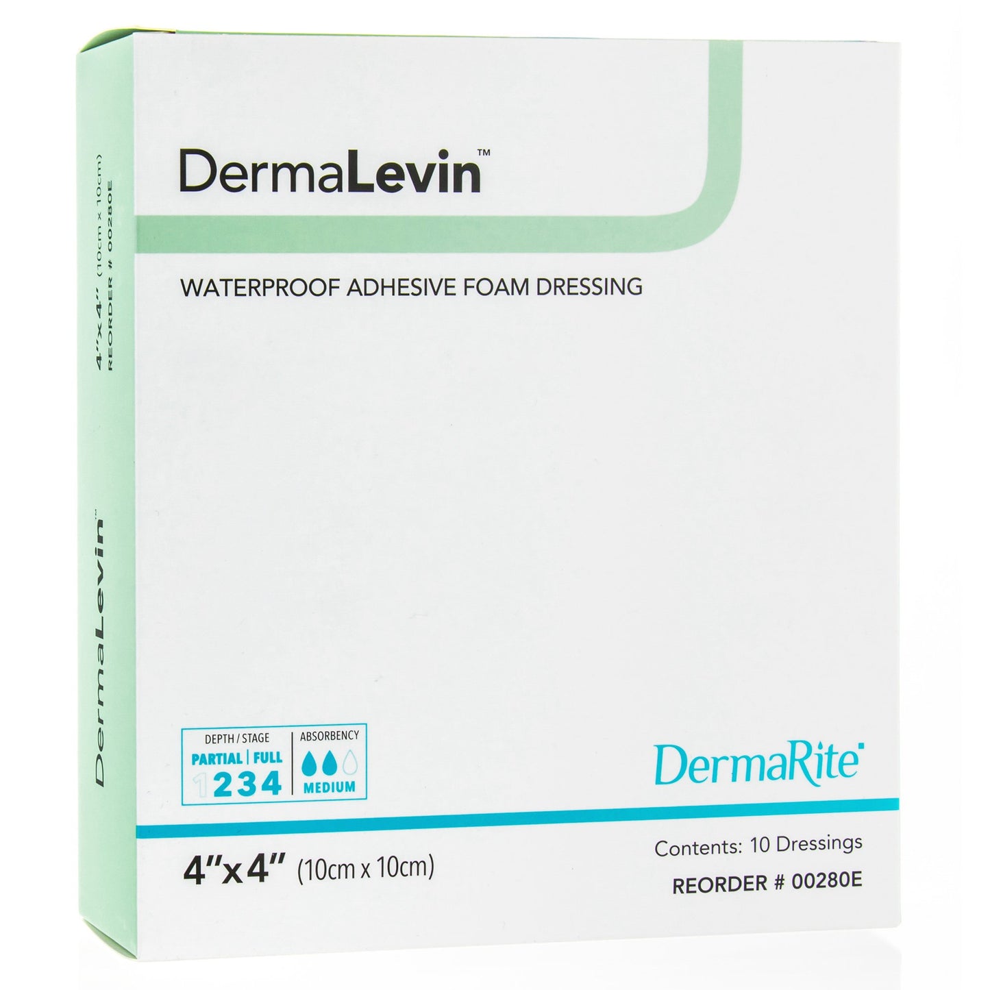 DRESSING, WND DERMALEVIN 4X4