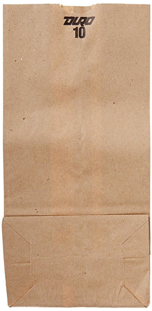 BAG, GROCERY 10# BRN