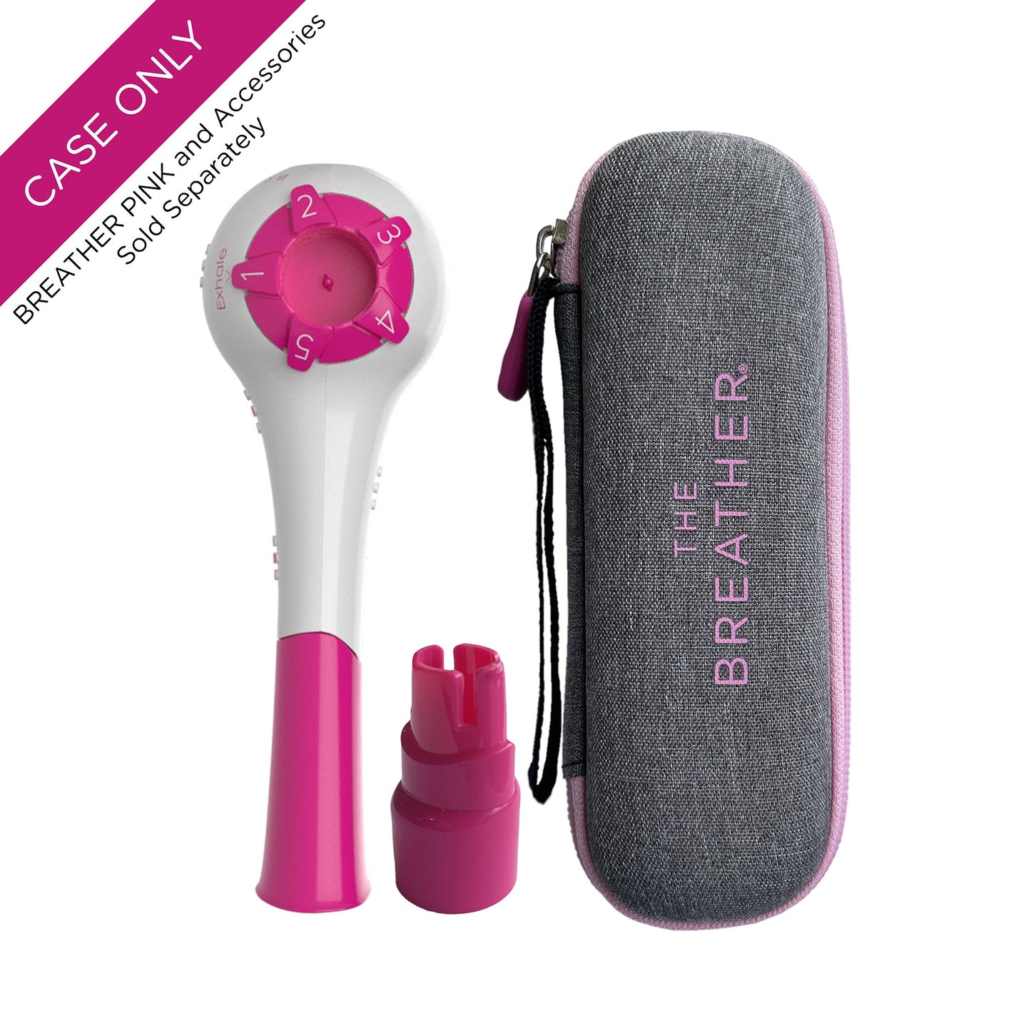 CASE, STORAGE TRAVEL HARD F/THE BREATHER PNK