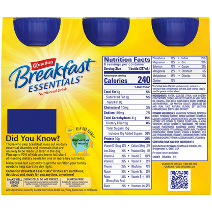 CARNATION INST BRKFST, ESSN LSRTD 8OZ BT F VAN