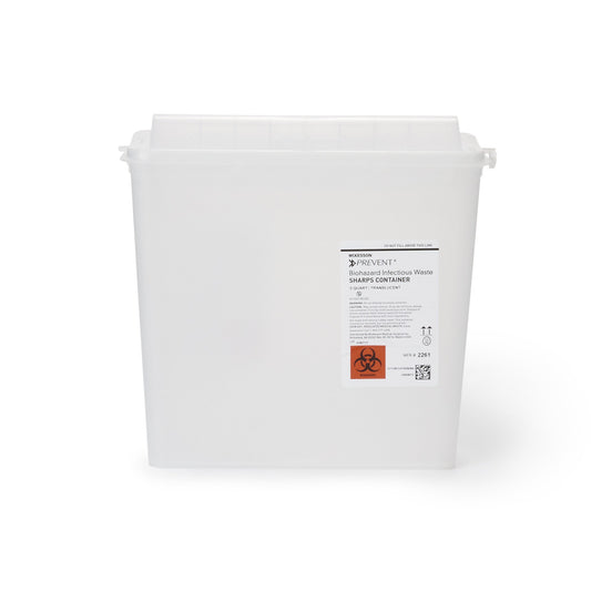 CONTAINER, SHARPS CLR 5QT HORIZ