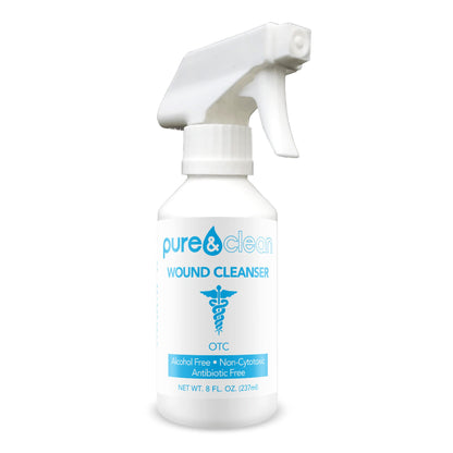 CLEANSER, WND PURE AND CLEAN 8OZ
