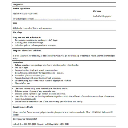 MOUTHCARE KIT, W/SCTN SWABS