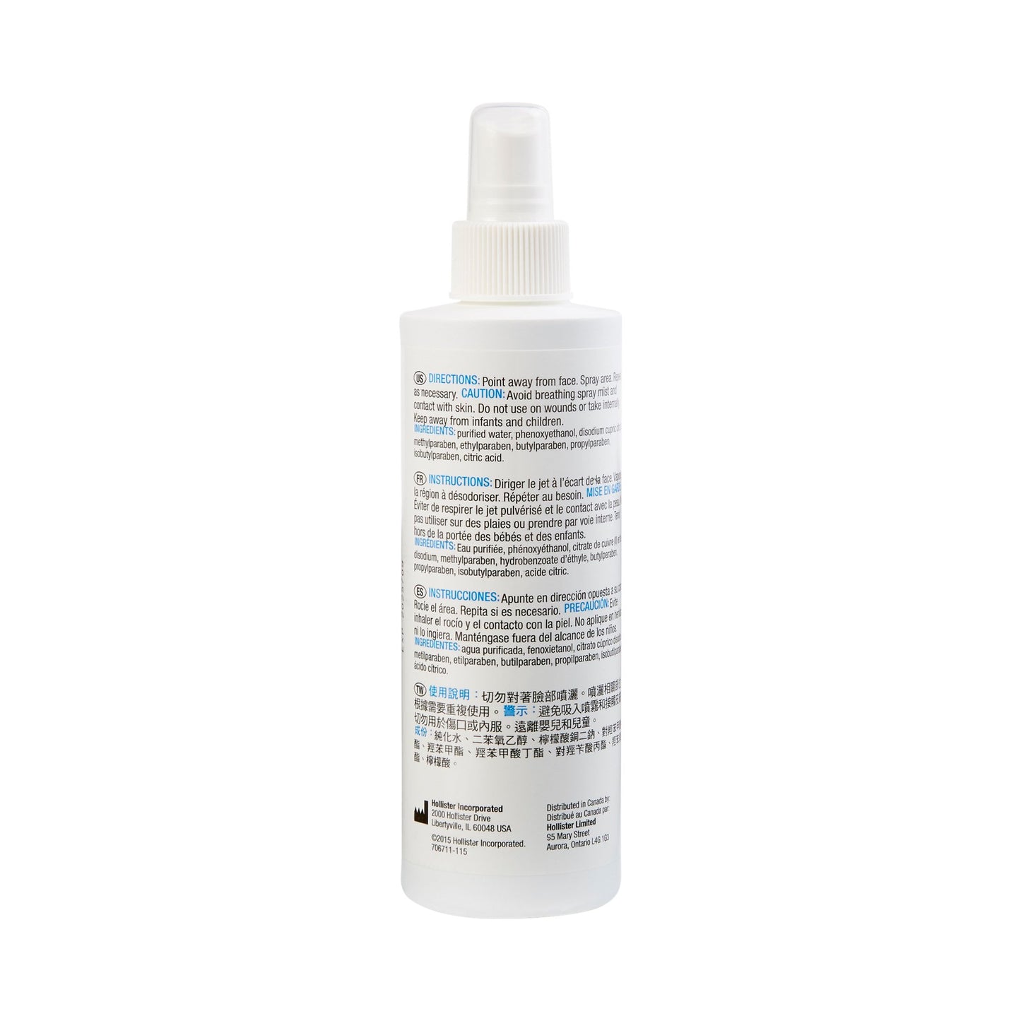 DEODORIZER, SPRAY UNSCNTD M9 8OZ
