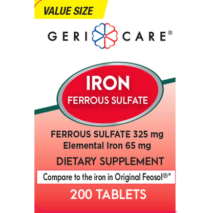 FERROUS SULFATE, TAB 5G/325MG