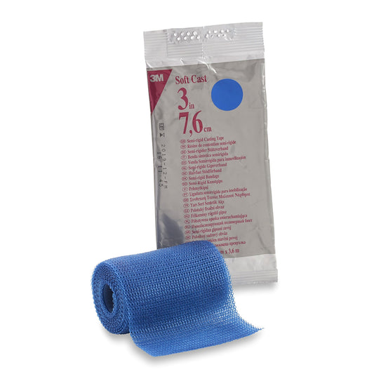 TAPE, CAST SCOTCHCAST 3"X4YDSSOFT BLU