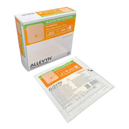 DRESSING, TRACHEOSTOMY ALLEVYN3.5"X3.5"