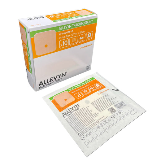 DRESSING, TRACHEOSTOMY ALLEVYN3.5"X3.5"