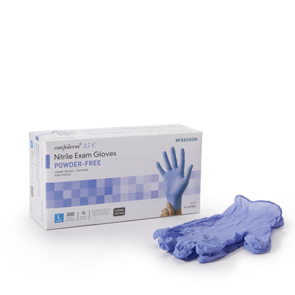 GLOVE, EXAM NTRL LG N/S CHEMO3.5C