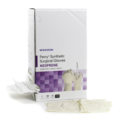GLOVE, SURG NPRN 8.5 STR2 SMTHCHEMO
