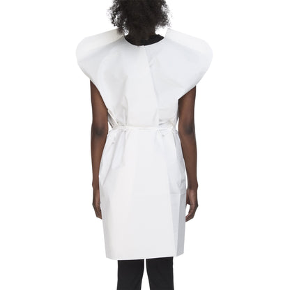 GOWN, EXAM T/P/T F/B OPN WHT 30X42