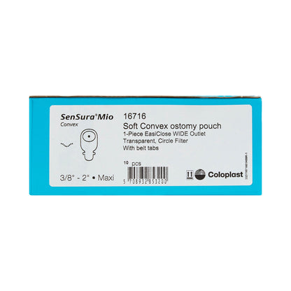POUCH, OST CONVEX SENSURA 1PCTRANS 3/8"X2"