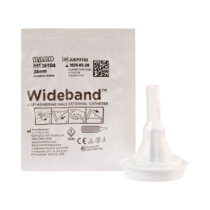 CATHETER, MALE EXTRNL WBAND LG