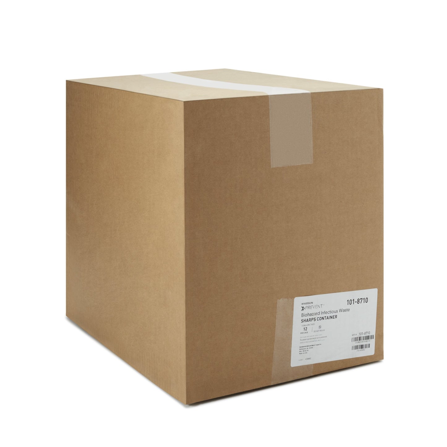 CONTAINER, SHARPS RED 3GL STACKABLE
