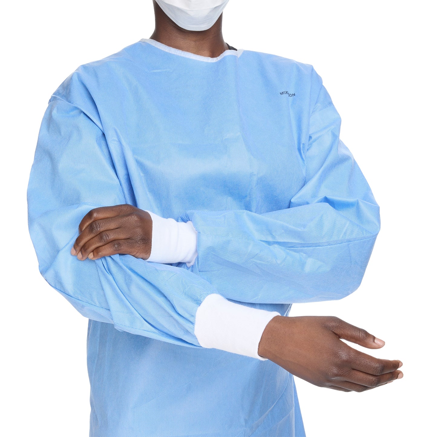 GOWN, SURG N/WOVEN STR N/REINFSET-IN W/TOWEL LG