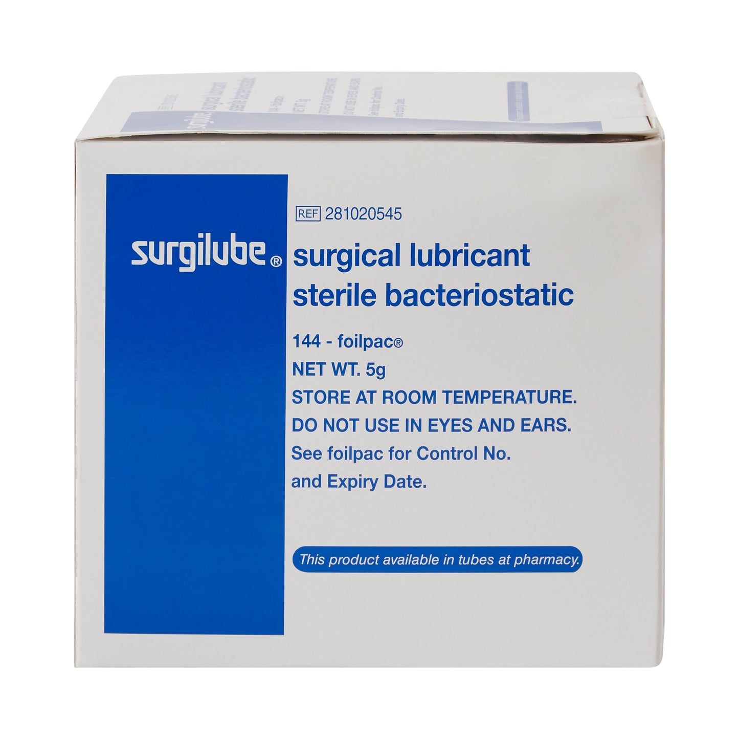 LUBRICATING JELLY, SURGILUBE 5GM FOIL PK