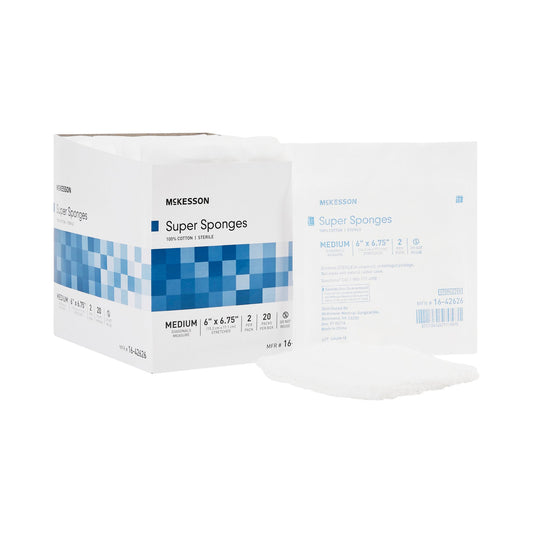 SPONGE, SUPR 6"X6 3/4" MED STRLF